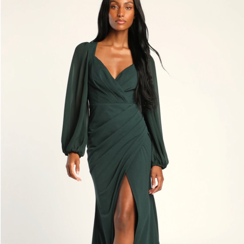 Green Dress from Lulus
